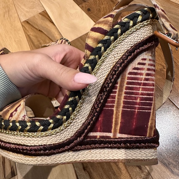 Christian Louboutin printed espadrilles heels - Picture 6 of 13